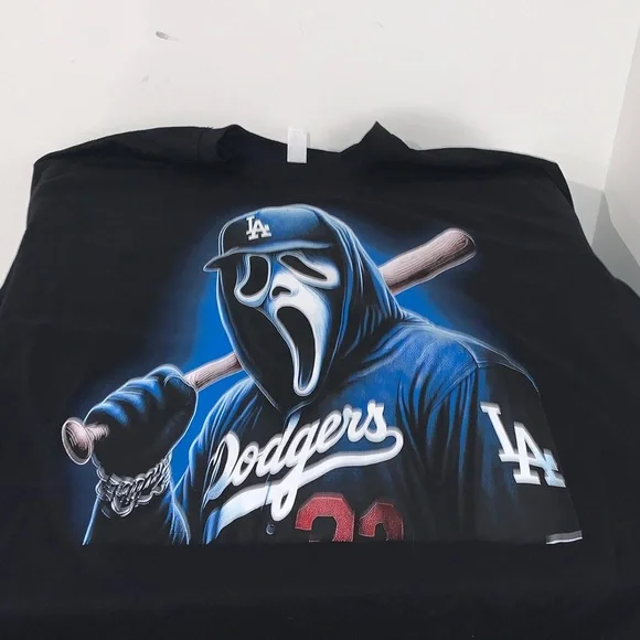 Dodgers Scream Graphic T-Shirt - Picture 2 of 2